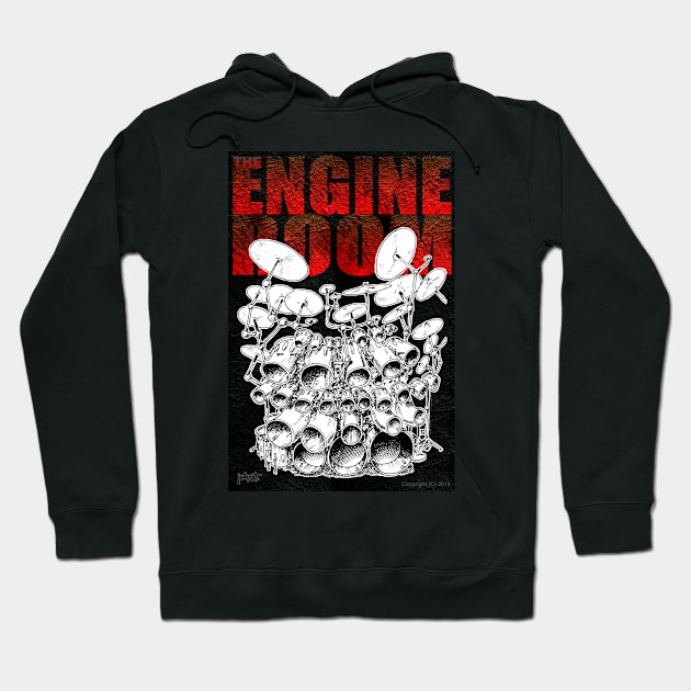 The Engine Room Hoodie by JohnT